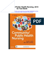 Instant Download Community Public Health Nursing 2015 6e Test Bank PDF Scribd