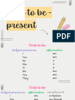 Verb To Be - Present