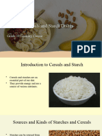Preparing Cereals and Starch Dishes