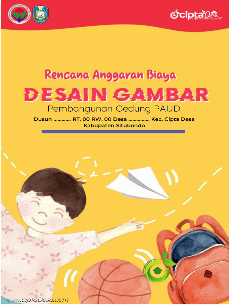 Rab Dan Gambar Desain Gedung Paud Pdf