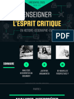 Enseigner L'esprit Critique en HGEMC - Présentiel