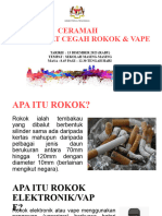 Ceramah Hidup Sihat Cegah Rokok Dan Vape JPWPKL Tahun 2023