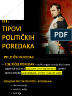 003 Tipovi Politickih Poredaka
