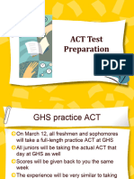 ACT Test Preparation