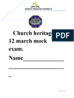 Church Heritage Mock 13february 20220