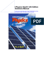 Instant Download Conceptual Physics Hewitt 12th Edition Solutions Manual PDF Scribd