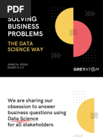 Art of Solving Business Problems The Data Science Way Shweta Doshi Dileep