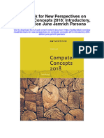 Instant Download Test Bank For New Perspectives On Computer Concepts 2018 Introductory 20th Edition June Jamrich Parsons PDF Full