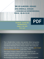 Pertemuan Ke 6 Johari Window