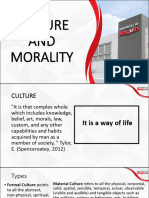 Ethics - Mid - Lesson 2 Culture Morality 1