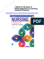 Instant Download Test Bank For Nursing A Concept Based Approach To Learning Volume I Pearson PDF Full
