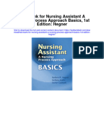 Instant Download Test Bank For Nursing Assistant A Nursing Process Approach Basics 1st Edition Hegner PDF Full