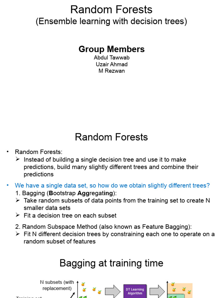 RANDOM FOREST AI | PDF