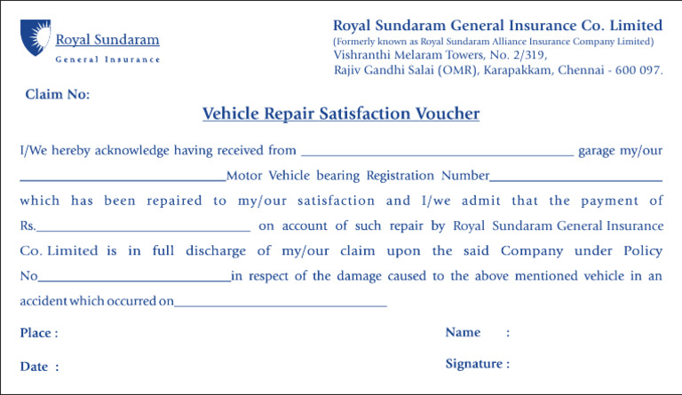 RS Satisfaction Voucher | PDF