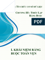 Chương 3. Thiết lập ràng buộc