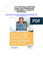Instant Download Test Bank For Nursing Leadership Management and Professional Practice 6th Edition Tamara R Dahlkemper PDF Full