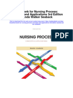 Instant Download Test Bank For Nursing Process Concepts and Applications 3rd Edition Wanda Walker Seaback PDF Full