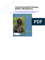 Full Download Test Bank For Environmental Geology 9th Edition Montgomery PDF Free