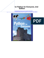 Instant Download Test Bank For Python For Everyone 2nd Edition PDF Scribd