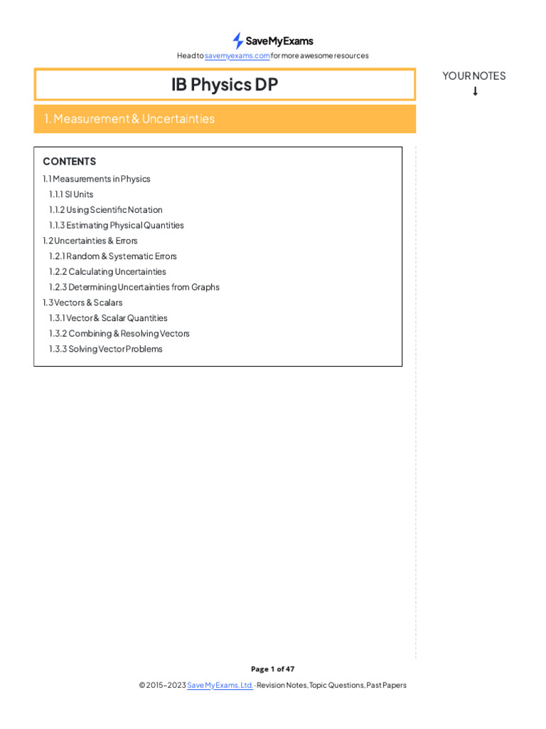 1 Measurement Uncertainties Pdf Significant Figures