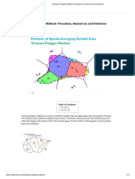 Thiessen Polygon Method - Procedure, Numerical, and Solutions