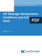 Sip Message Manipulation Reference Guide Ver 72