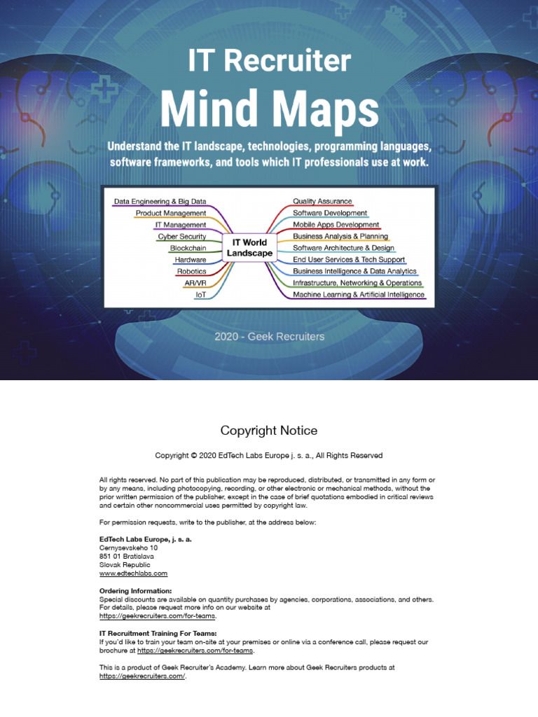 IT Recruiter Mind-Maps - Booklet | PDF | Scrum (Software Development ...