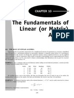 Chapter 10 - The Fundamentals of Linear Algebra