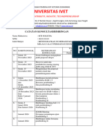 Jadwal Bimbingan Siti Solicha