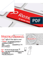 Reseach Basic Clas 1 For Ugc Net by Monu Madhukar