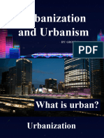 Urbanization and Urbanism