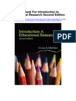 Instant Download Test Bank For Introduction To Educational Research Second Edition PDF Ebook