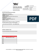 Formulário RMA PEÇAS 2023-1