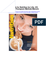 Instant Download Test Bank For Nutrition For Life 3 e Janice J Thompson Melinda Manore PDF Full