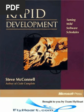 Steve McConnell - Rapid Development - Taming Wild Software