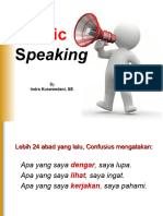 Materi Public Speaking