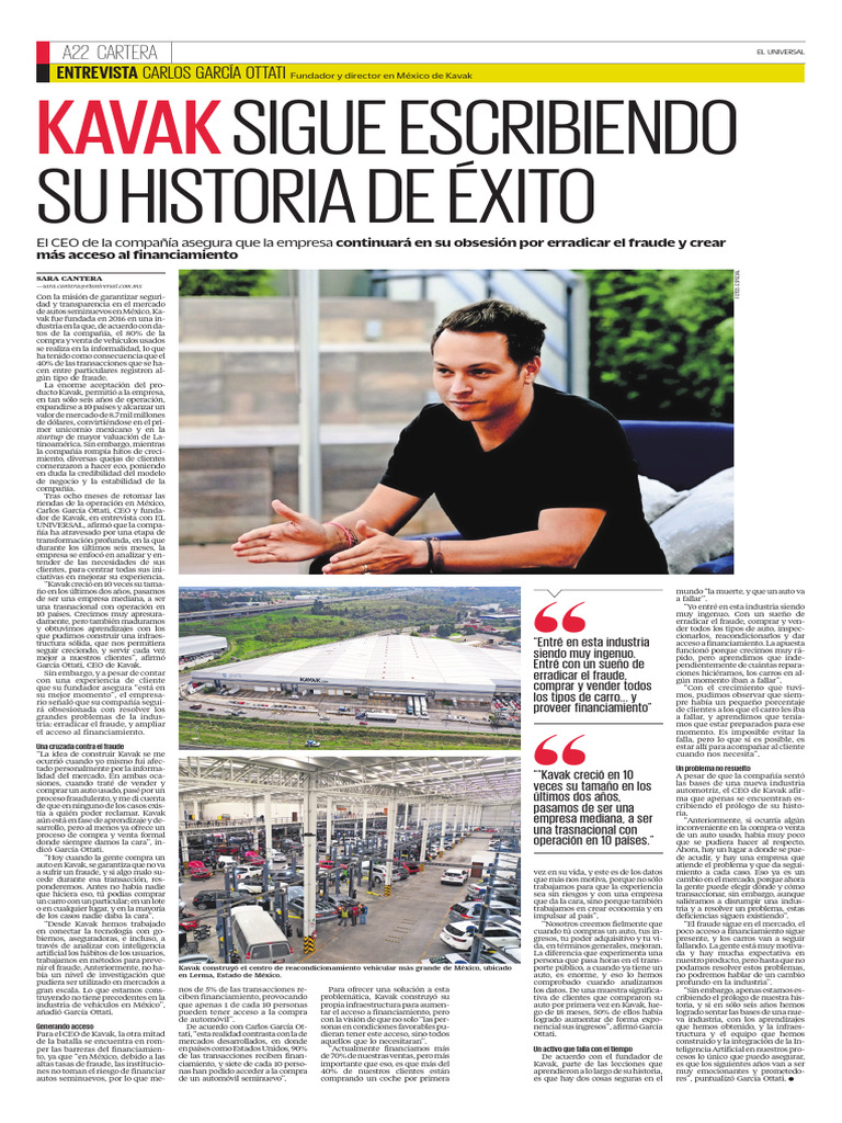 Kavak: Innovación y Desafíos en Autos Usados | PDF | México | Cliente