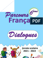 2022 2023 Les Dialogues Parcours Français 6AEP