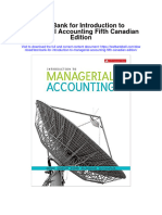 Instant download Test Bank for Introduction to Managerial Accounting Fifth Canadian Edition pdf ebook