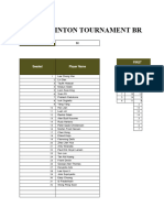 Badminton Tournament Schedule 1