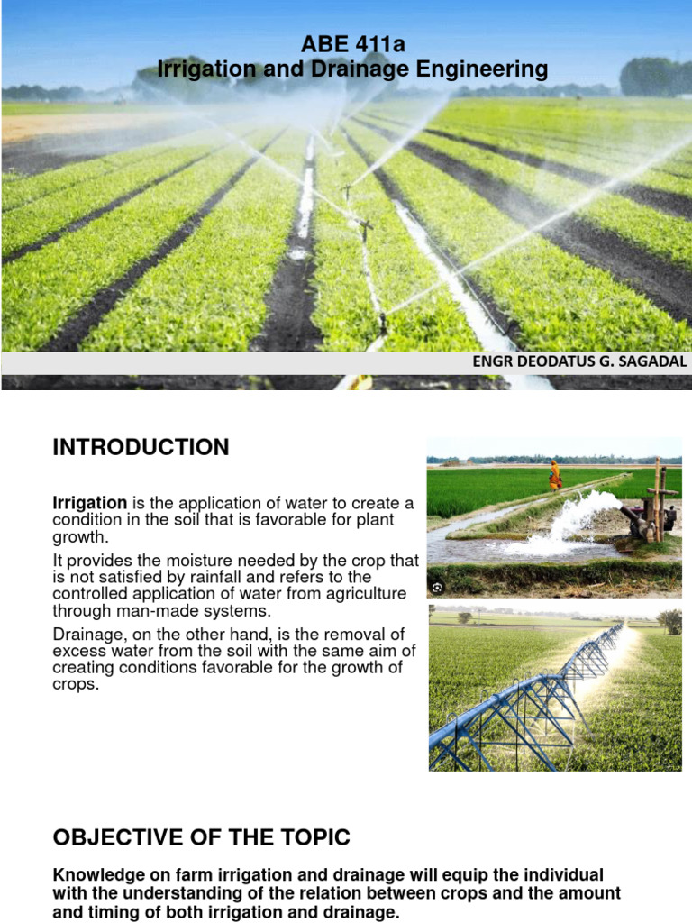 Irrigation and Soil Moisture Management | PDF | Soil | Porosity