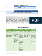 Docente Fecha Hora Grado IEI: Actividad de Aprendizaje de Cyt 3°