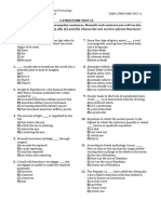 TOEFL Structure Test 12