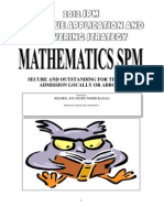 TECHNIQUE APPLICATION MATHEMATICS SPM