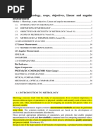 Metrology Basic Measurement M1 Part I