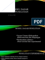 Model Dasar Penelitian