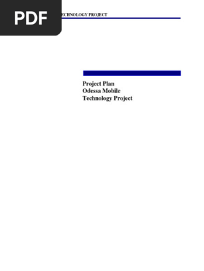 Project Plan