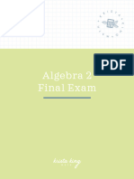 Algebra 2.final Exam - Practice 1