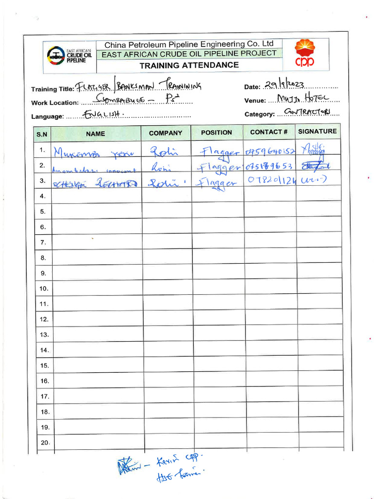 Flagger Training 2 PDF
