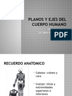 Planos y Ejes Del Cuerpo Humano